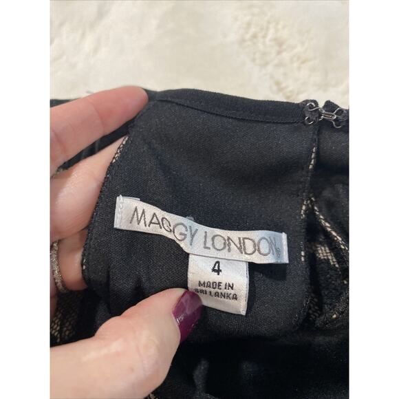 Black Lace Dress Sleeveless Sheath Cutout Cocktail Party Elegant‎ Women' s 4 - Picture 7 of 9